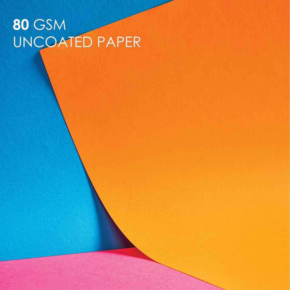 myPAPERCLIP Color Paper | 5 Colors | 50 Sheets | 160 GSM