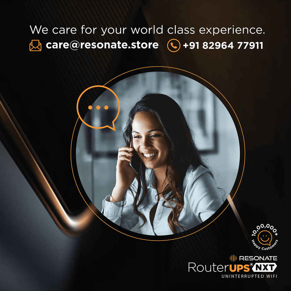 Resonate MiniUPS 12V3A, Upto 6 hours Backup - Nxt