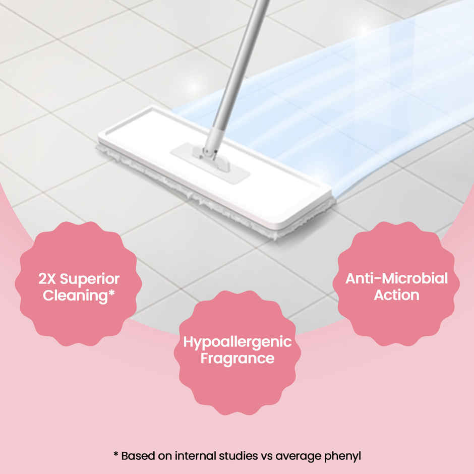 Foamworx Front Load Liquid Detergent - Himalayan Wildflower (800ml) & Foamworx Floor Cleaner - Kannauj Rose (800ml) Combo