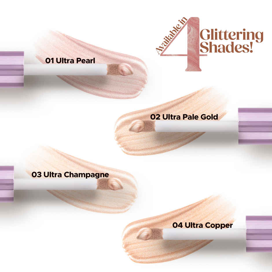 Hilary Rhoda Ultra Glow Liquid HighlighterVegan | Luminescent Finish | Ultra Copper | Shade 04