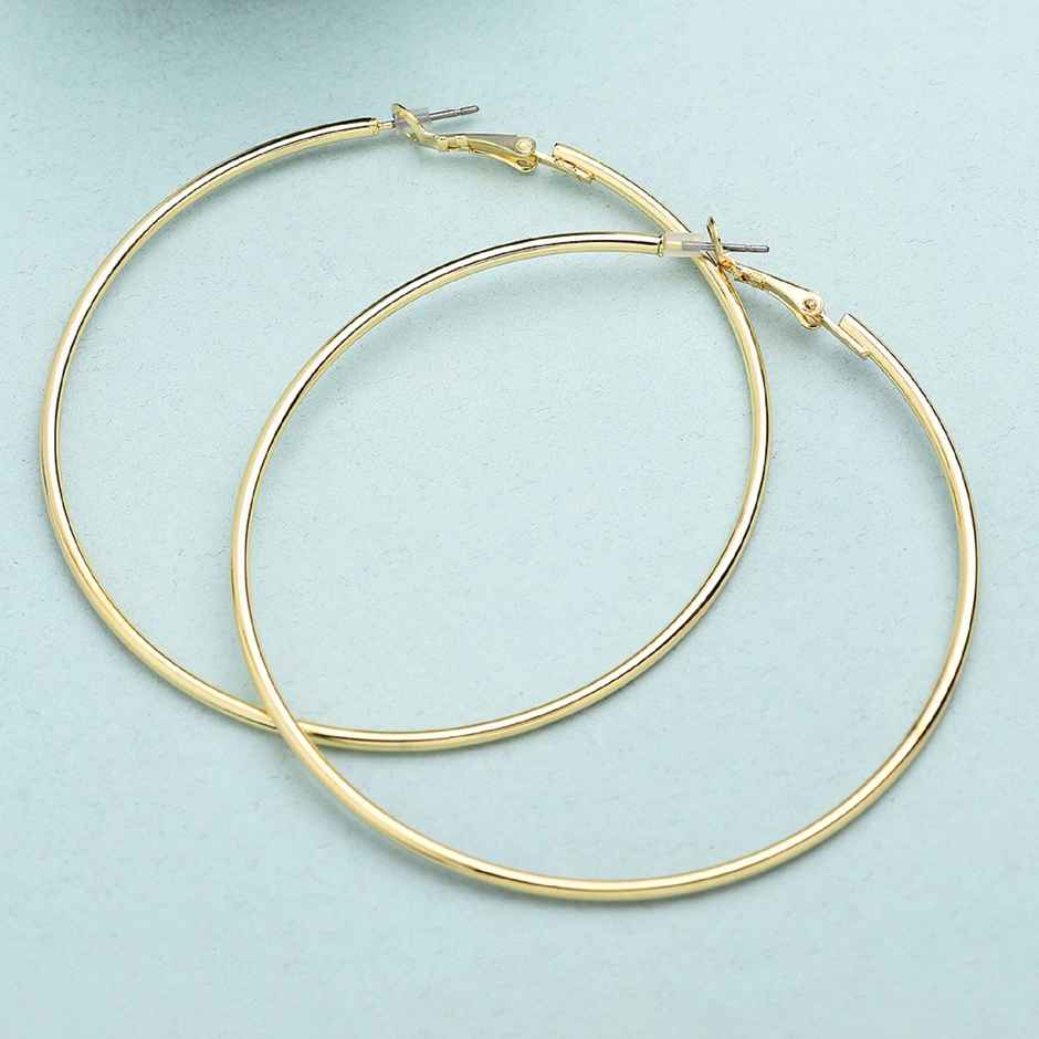 Accessorize London Women old Medium Simple Hoop Earring
