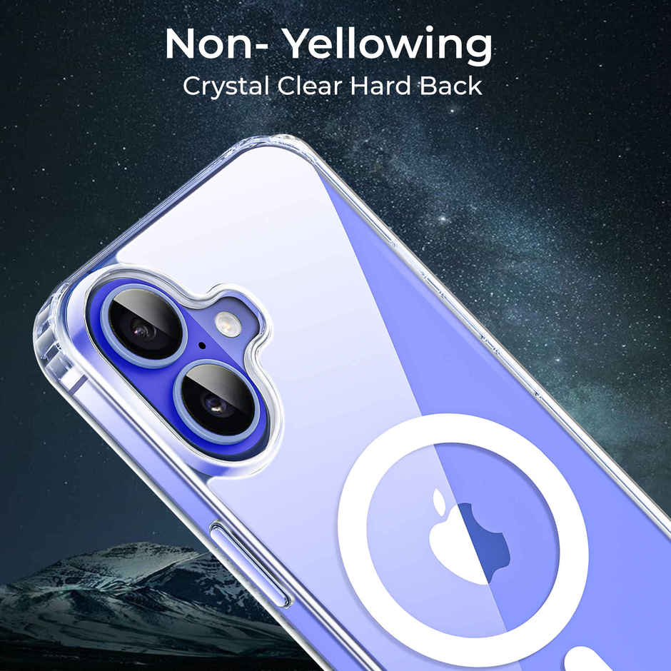 Artistque Case for Iphone 16 Back Cover - Transparent Clear Magsafe