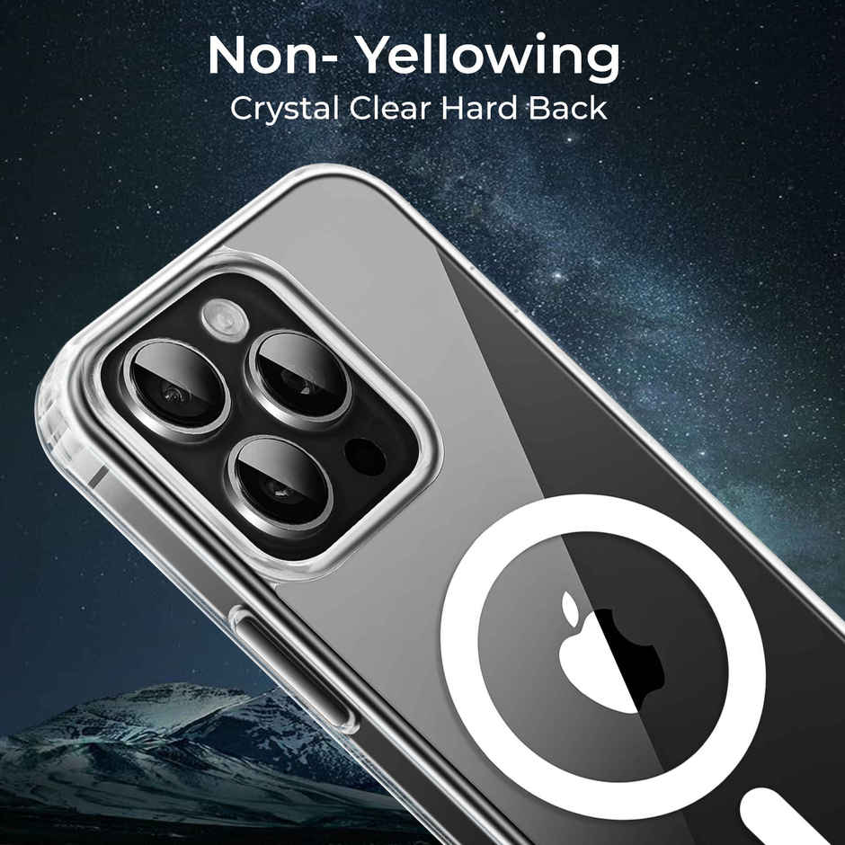 Artistque Case for Iphone 11 Pro Max Back Cover - Transparent Clear Magsafe