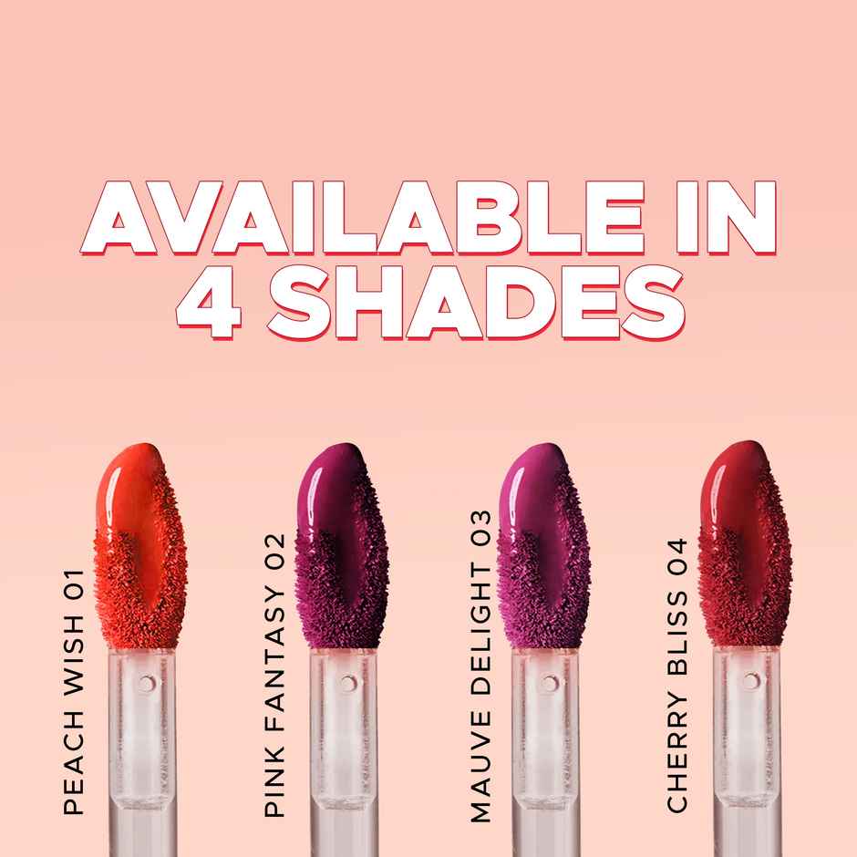 Hilary Rhoda Happy Dream Lip Tint | Infused with Hyaluronic Acid | Peach Wish - Shade 01
