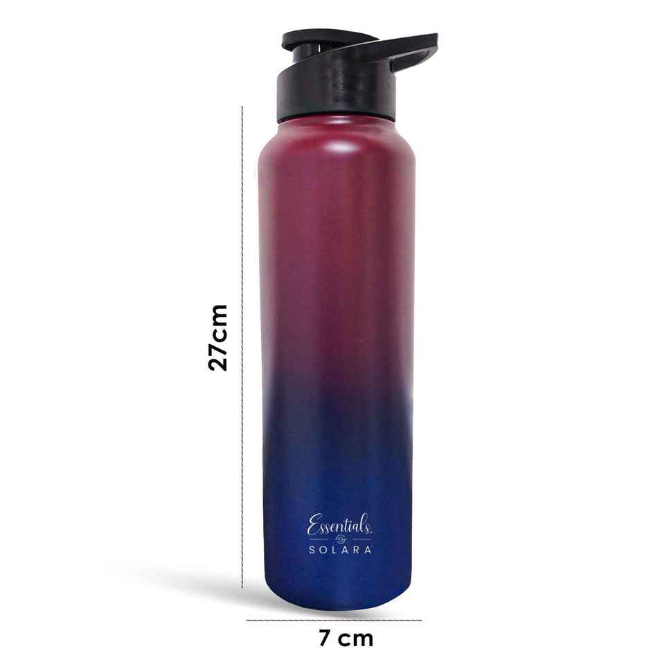 Solara Stainless Steel Water Bottle 1 L Dark Intentions