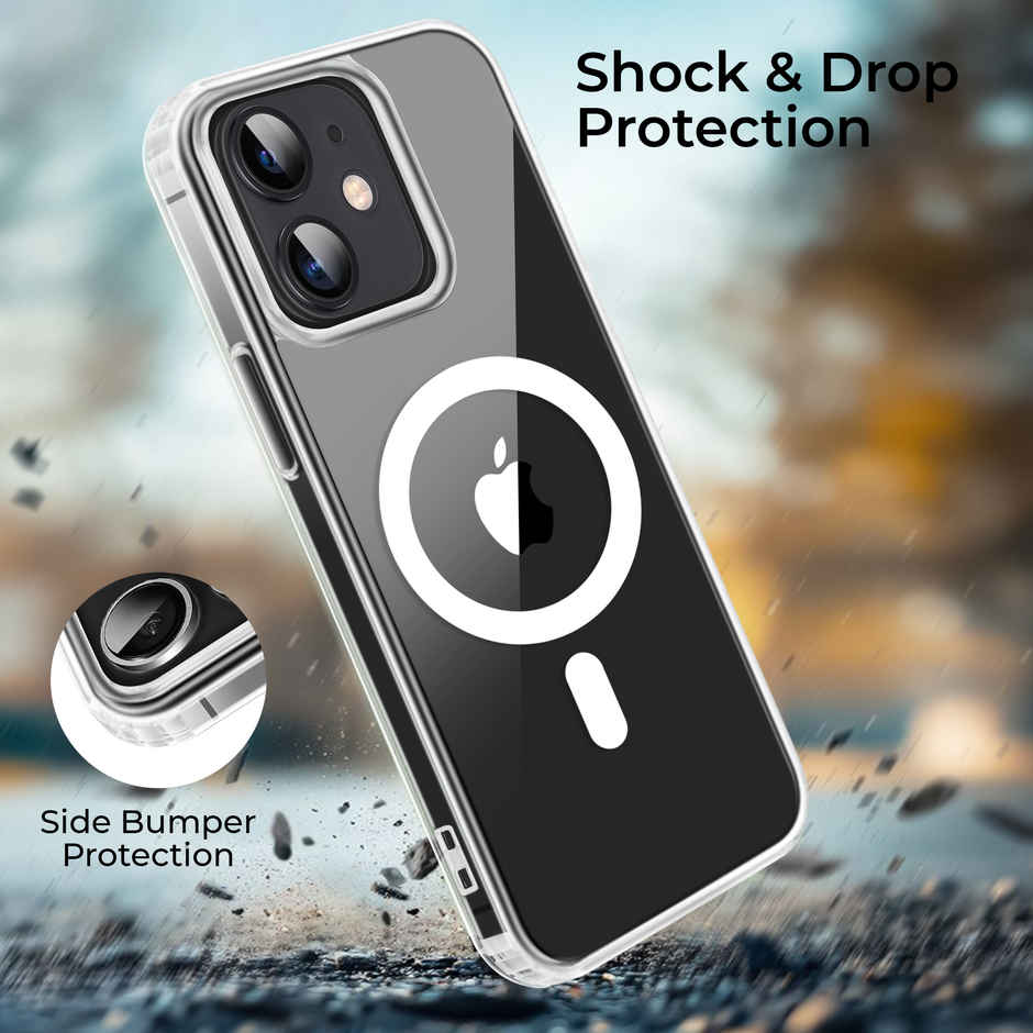 Artistque Case for Iphone 11 Back Cover - Transparent Clear Magsafe