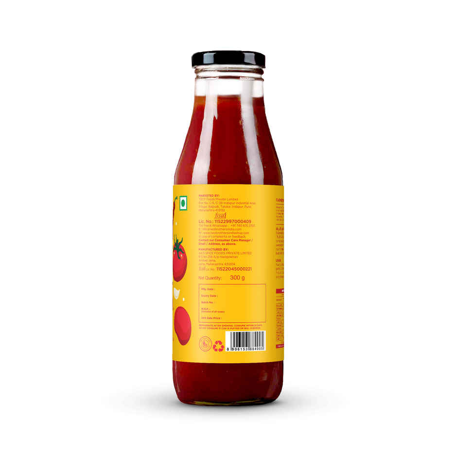 Two Brothers Truemato Ketchup | 75% tomatoes