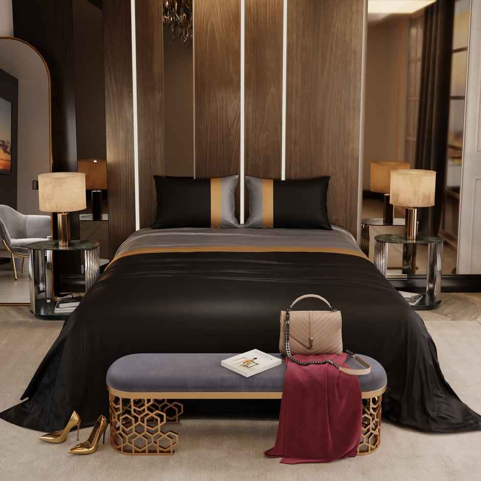 Stoa Paris Urbane Tricolor Bedsheet Set - King