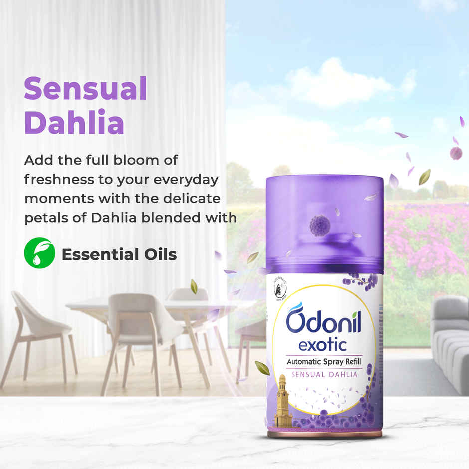 Odonil Exotic Sensual Dahlia Automatic Room Freshener Spray