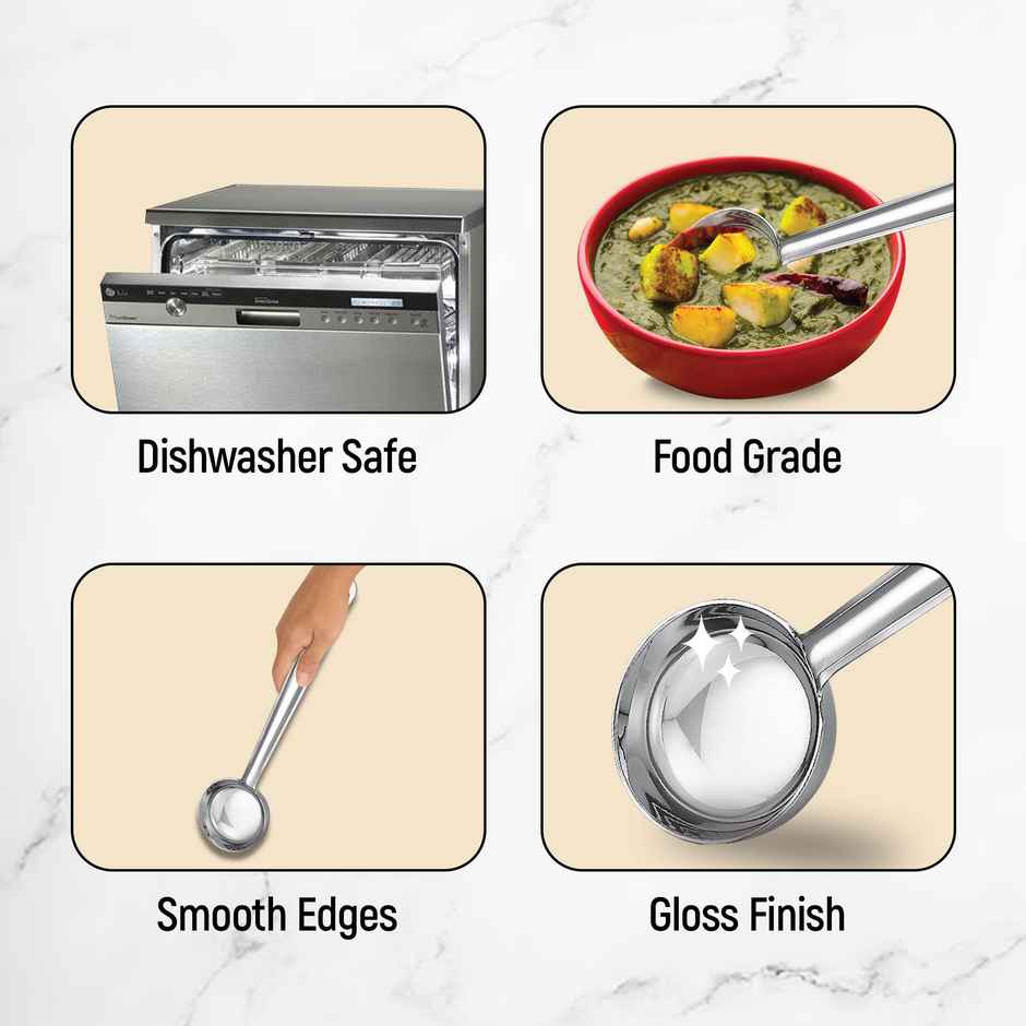 Judge by Prestige Stainless Steel Laddle 1.5(32cm)