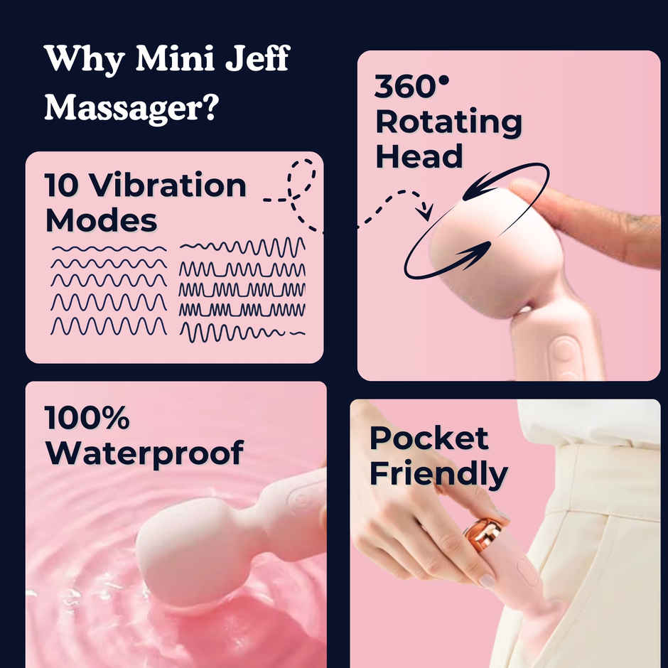 BoldEdge Mini Jeff Wand Personal Massager