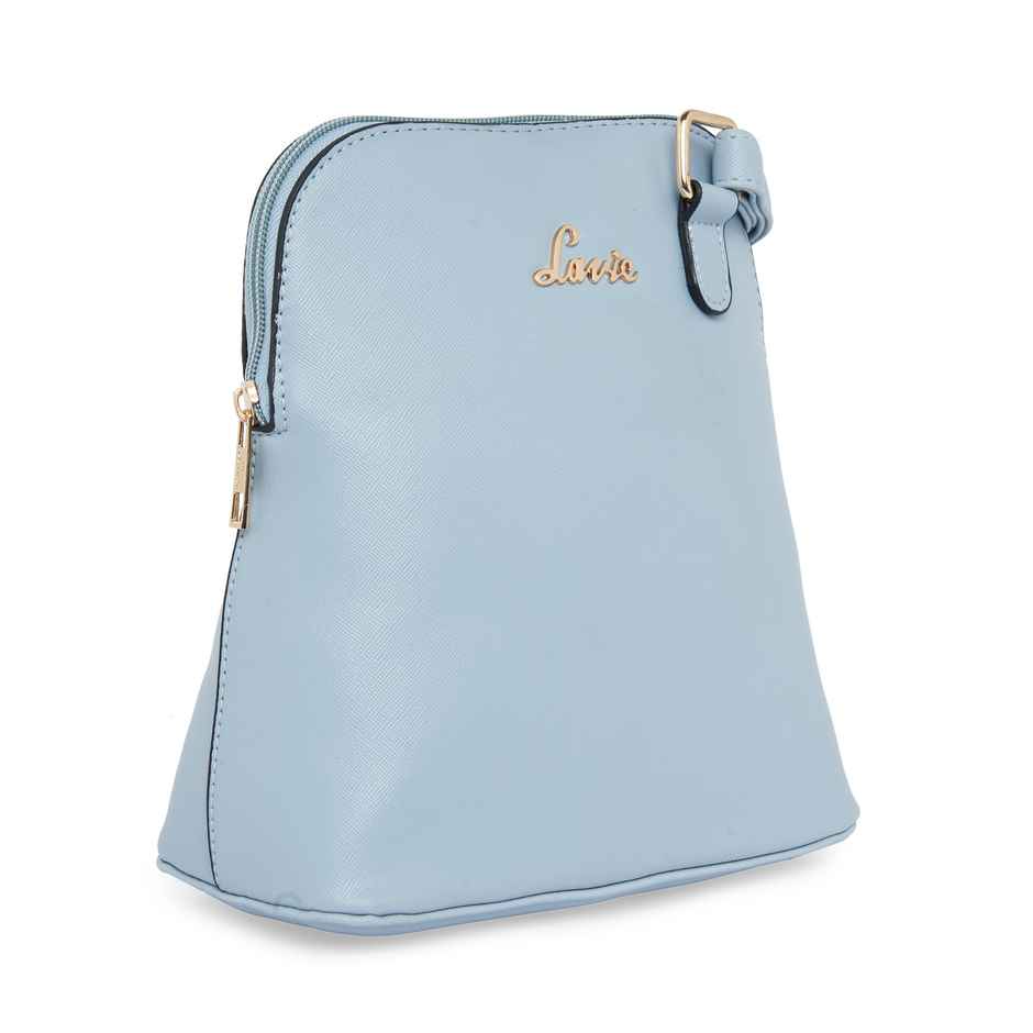Lavie Women's Merlin Vertical Dome Cross Body Sling Bag | Ladies Purse Handbag | Blue