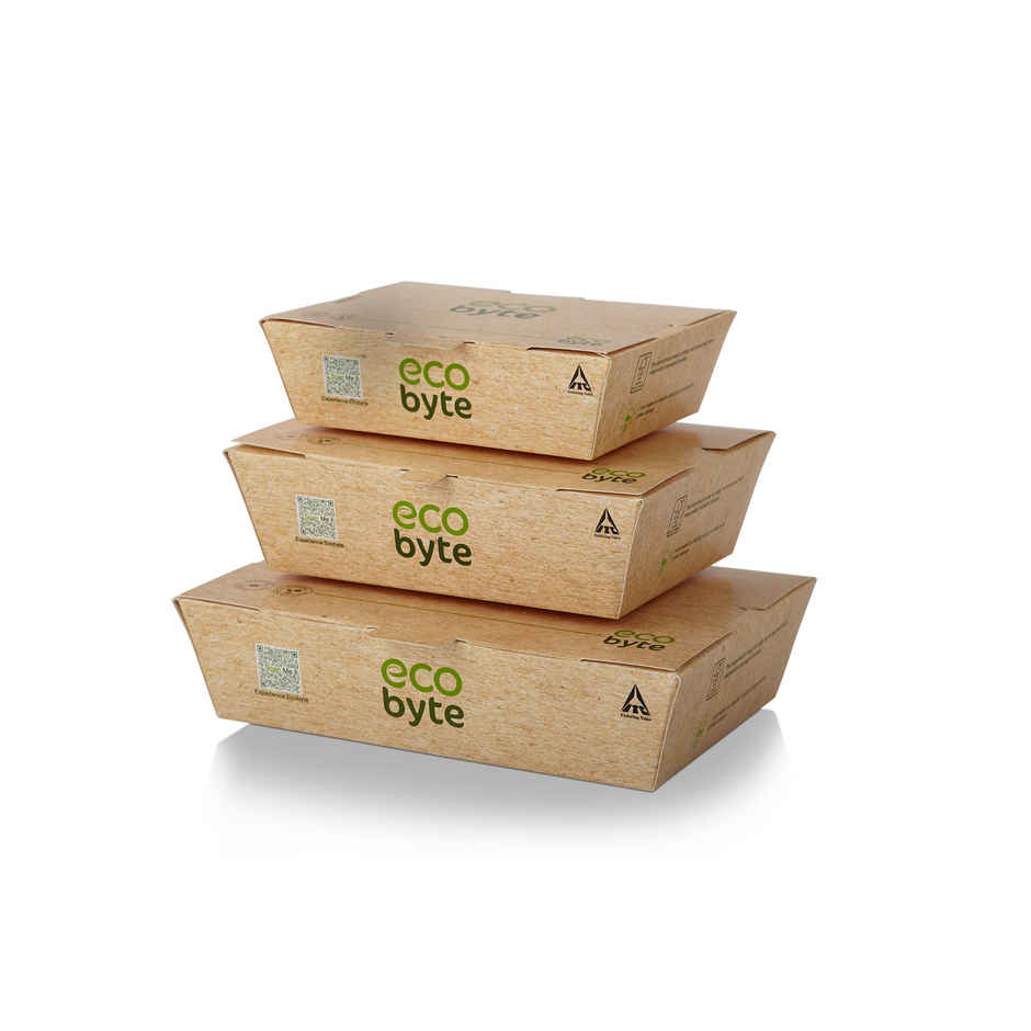 eco byte Clamshell Lunch Box - 1100 ml
