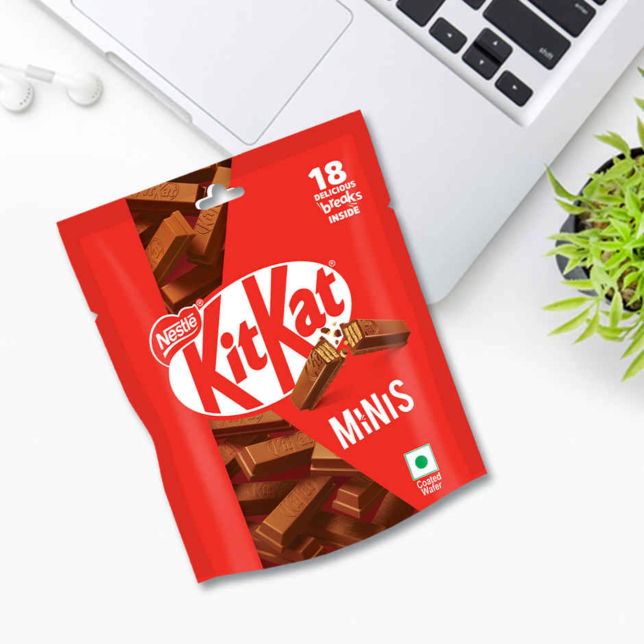 KitKat Minis Choco Coated Wafer Bar | Share Bag | Miniature Pouch Combo