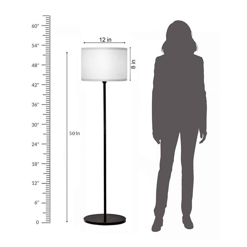 Homesake Modern Floor Lamp | Mid-Century Pole Lamp Light for Living Room | Bedroom Room Office