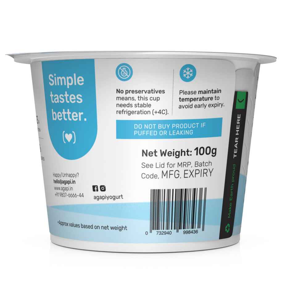 Agapi Natural Protein Greek Yogurt