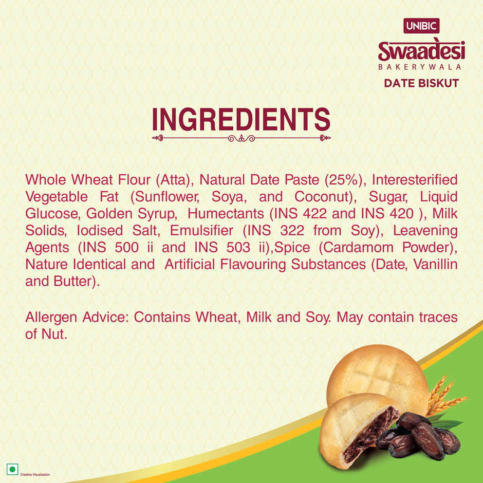 Unibic Bakerywala Date Biskut