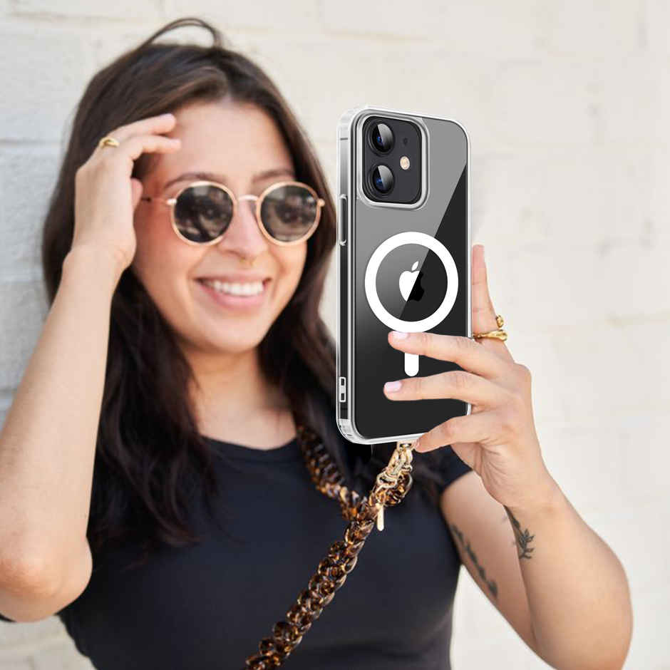 Artistque Case for Iphone 11 Back Cover - Transparent Clear Magsafe