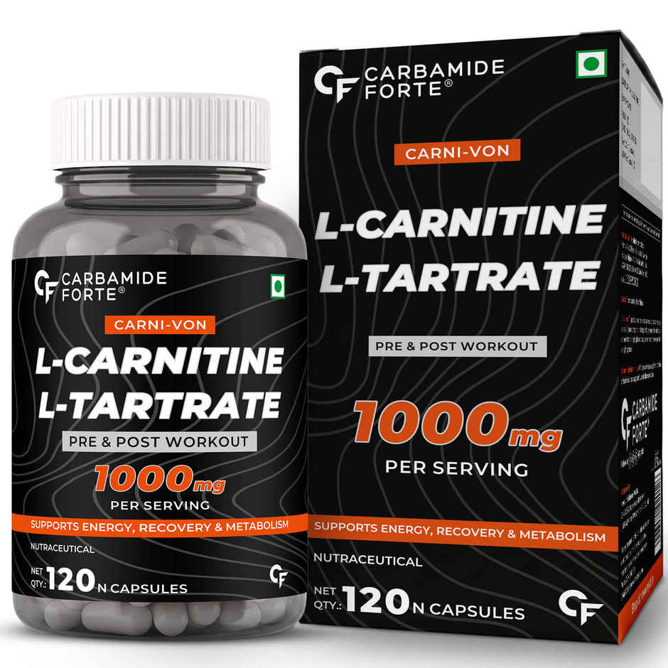 Carbamide Forte L carnitine Tablets For Men & Women | L-Carnitine Supplement To Support Energy