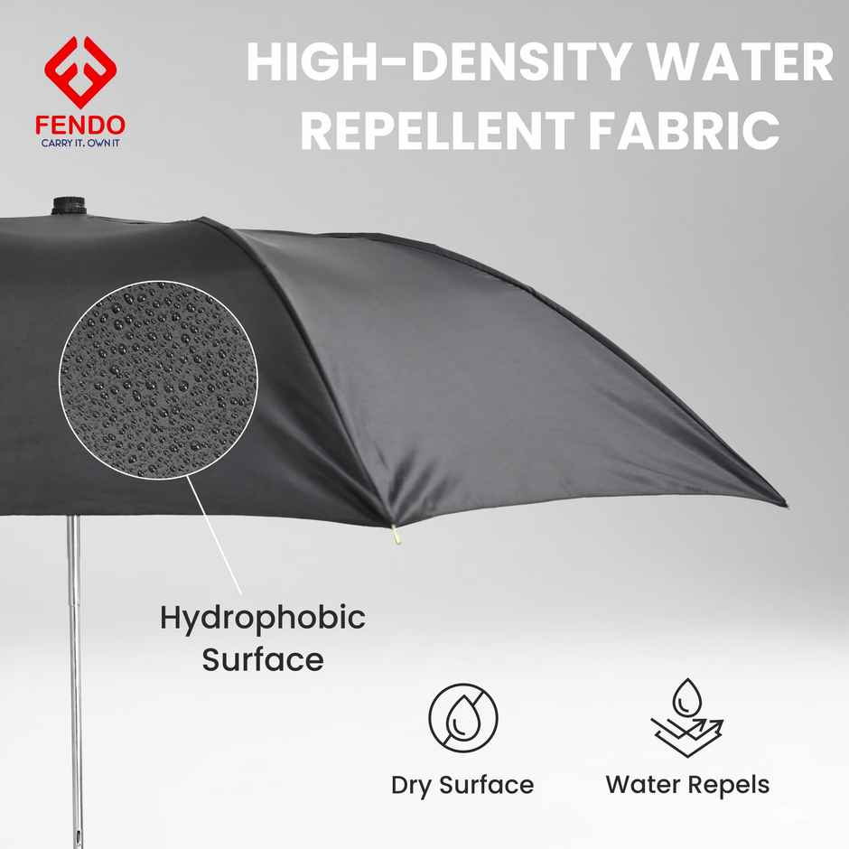 Fendo Rolex 21 inch 2 Fold Umbrella (Black)