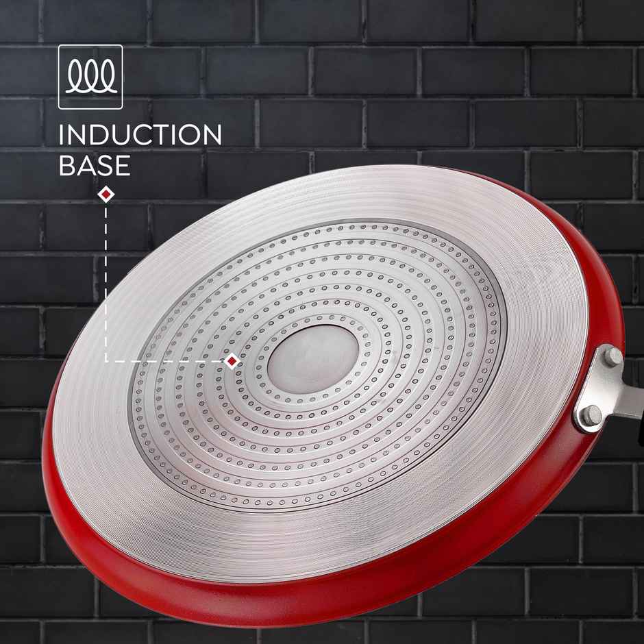 Judge By Prestige Ace Plus NonStick Cookware Omni Tawa 28cm,Induction Compatibe,1yr Warranty,Black