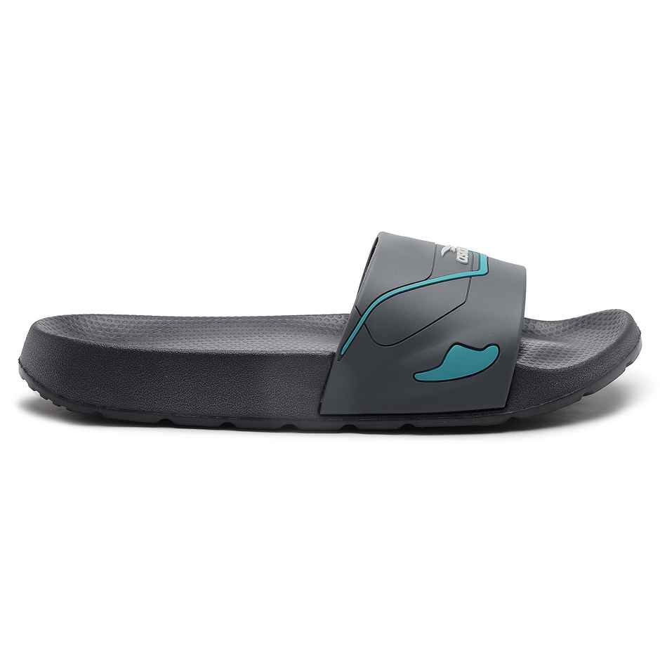 Asian Slider-31 Men Slides Grey-Firozi (Size-10)