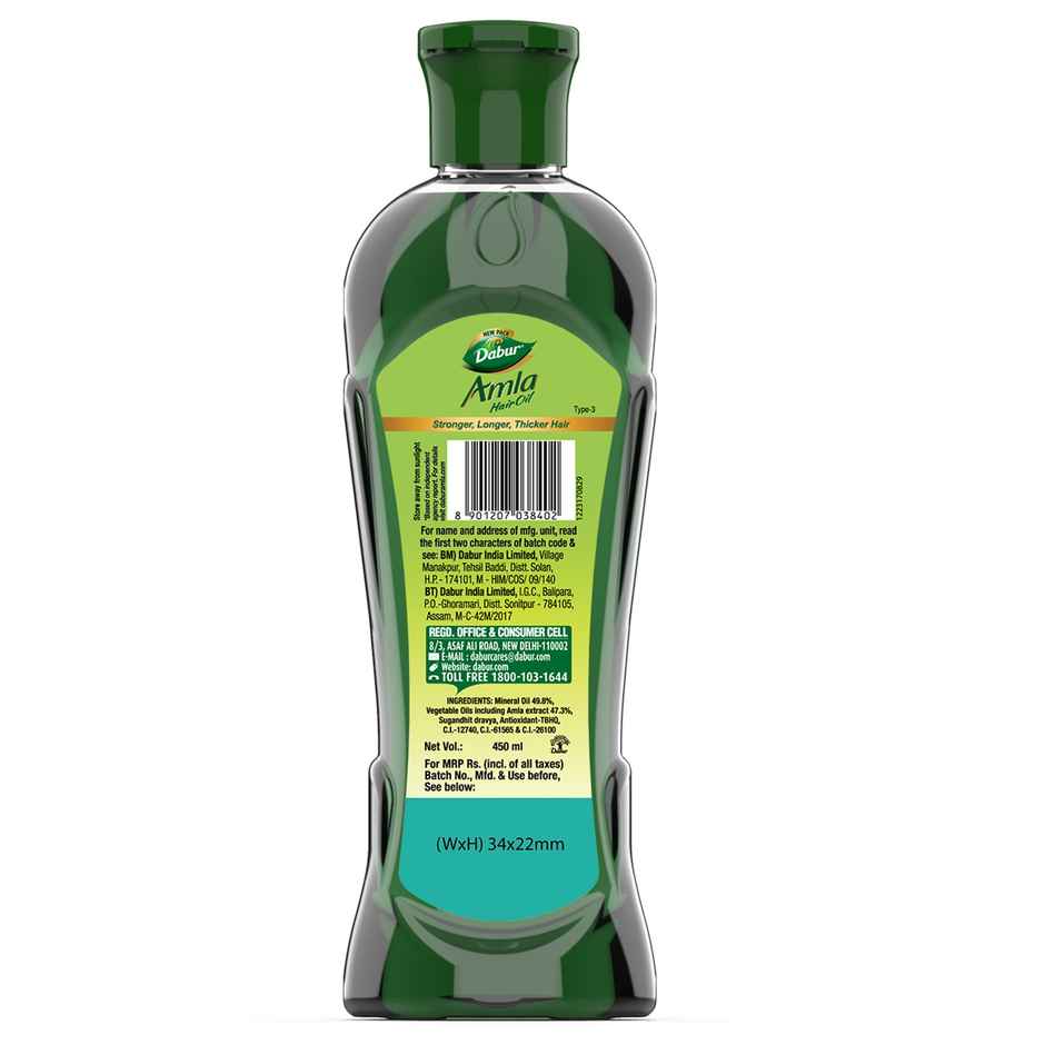 Dabur Amla Hair Oil - For Strong, Long and Thick Hair