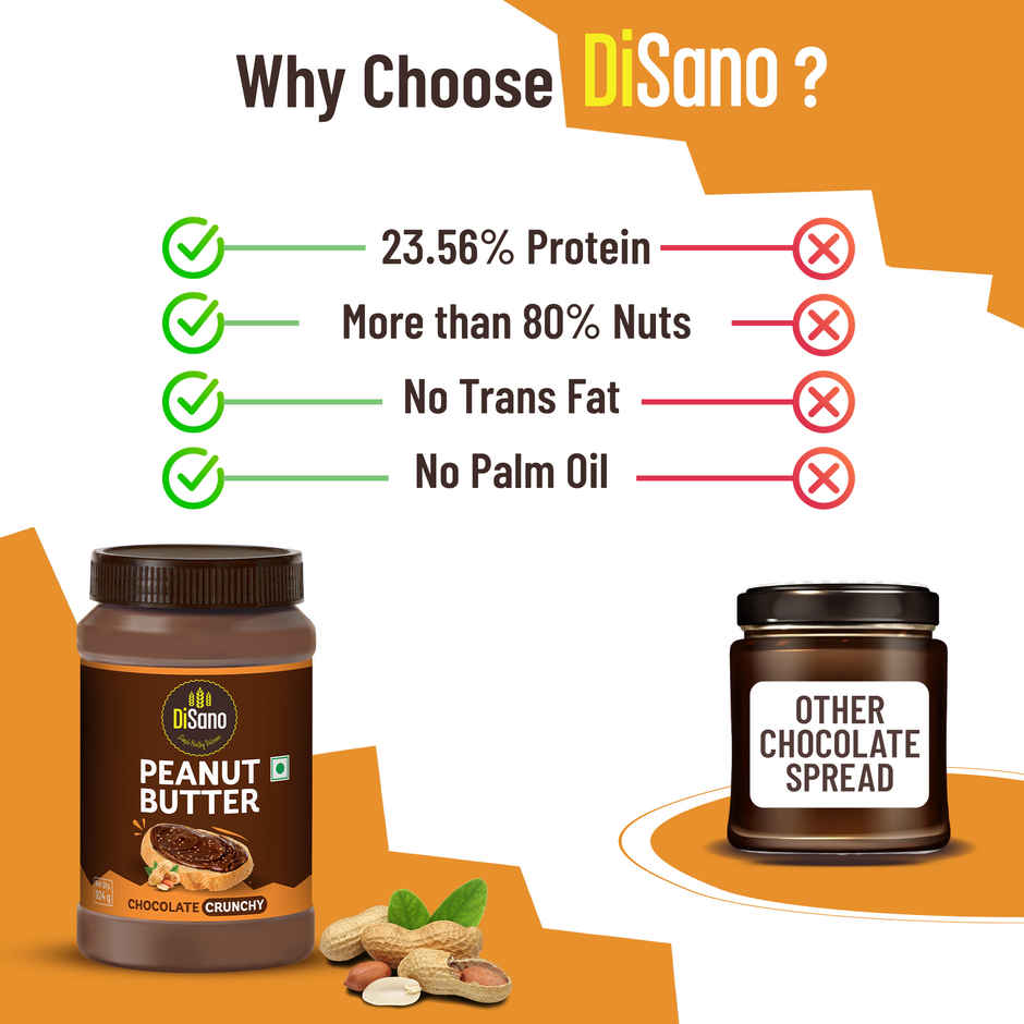 Disano Chocolate Peanut Butter Crunchy