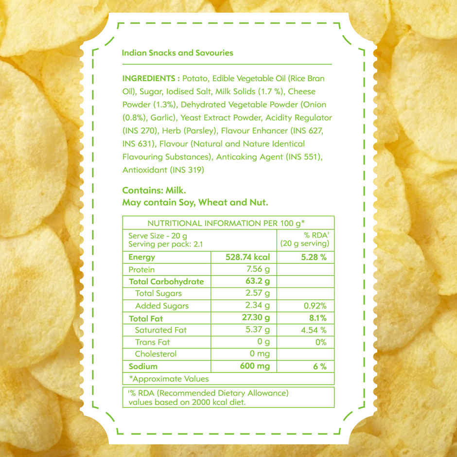 TTP Kettle Cooked Sour Cream & Onion | Crunchy & Tasty