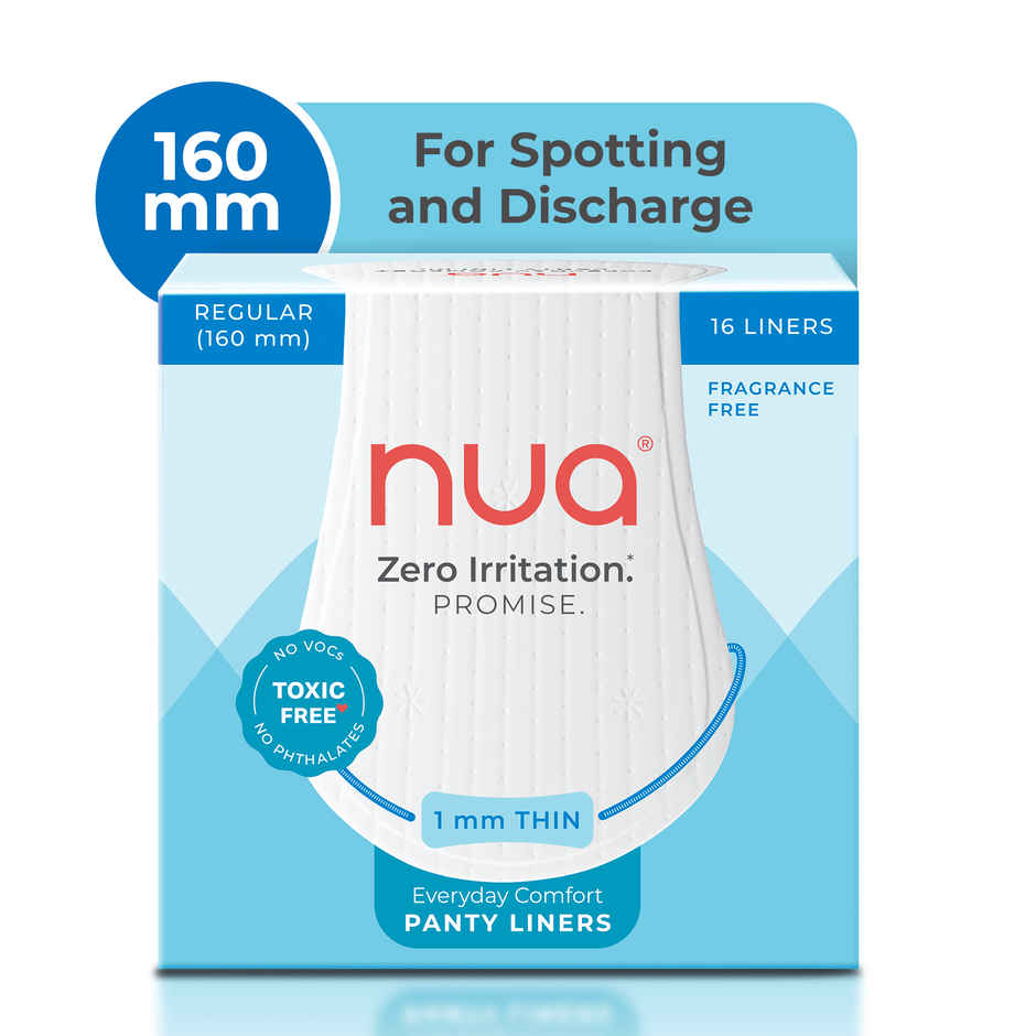 Nua Panty Liners for Daily Use Regular - 160mm