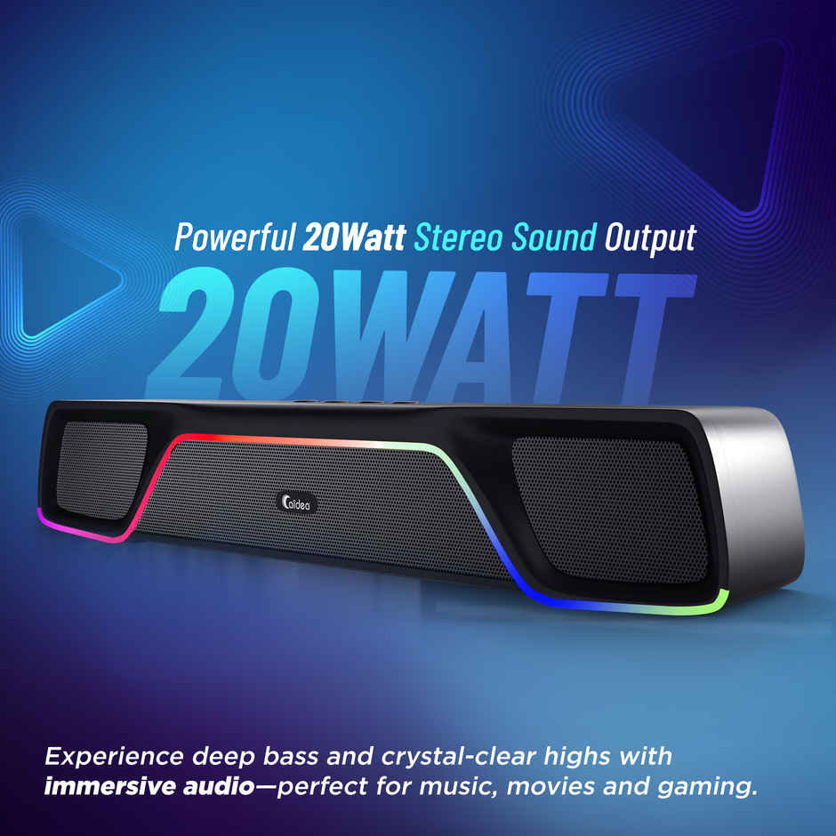 Caidea CSSB100 Jook 20W Upto 16 Hrs Music Time with Dynamic RGB Lights ...