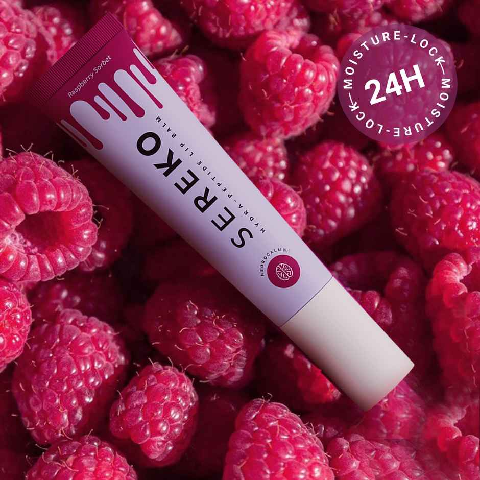 SEREKO Tinted Lip Balm (Raspberry) | Hydra Lip Care with Peptide