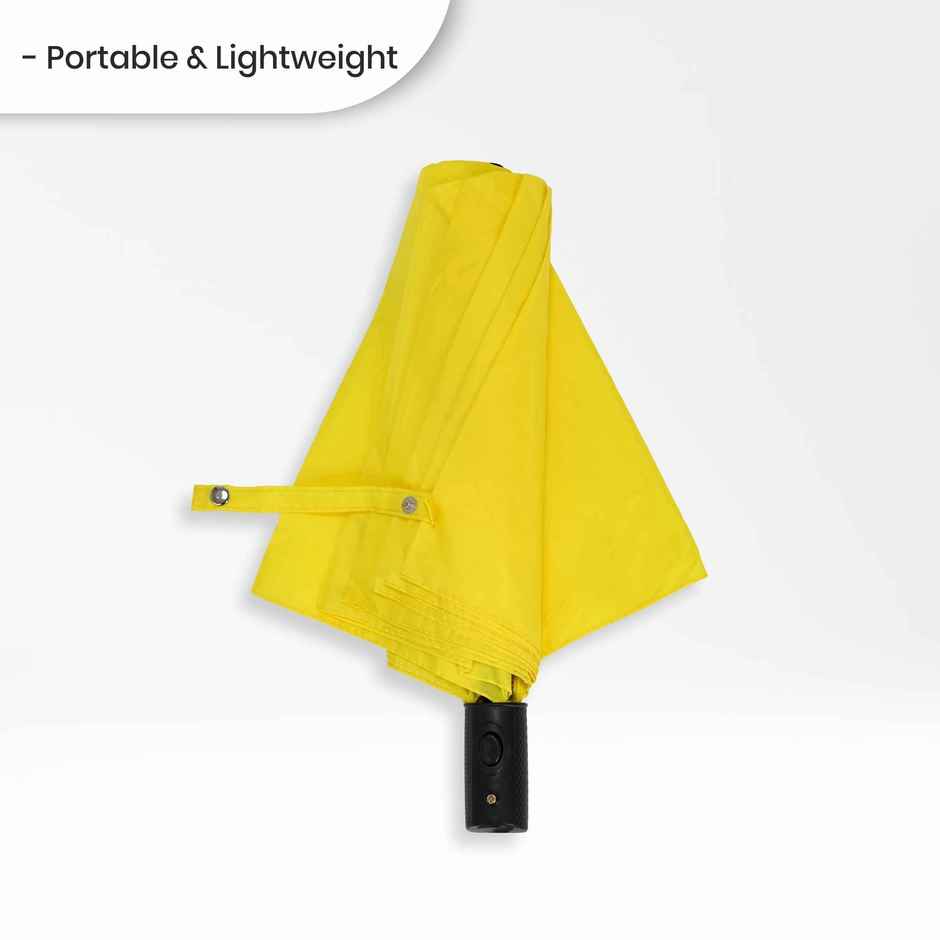 EUME Leatrix 21 Inch 2 Fold Auto-Open Lemon Umbrella | Yellow