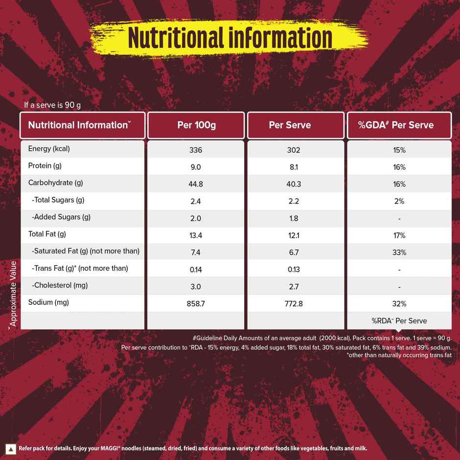 Maggi Korean BBQ Chicken Instant Noodles