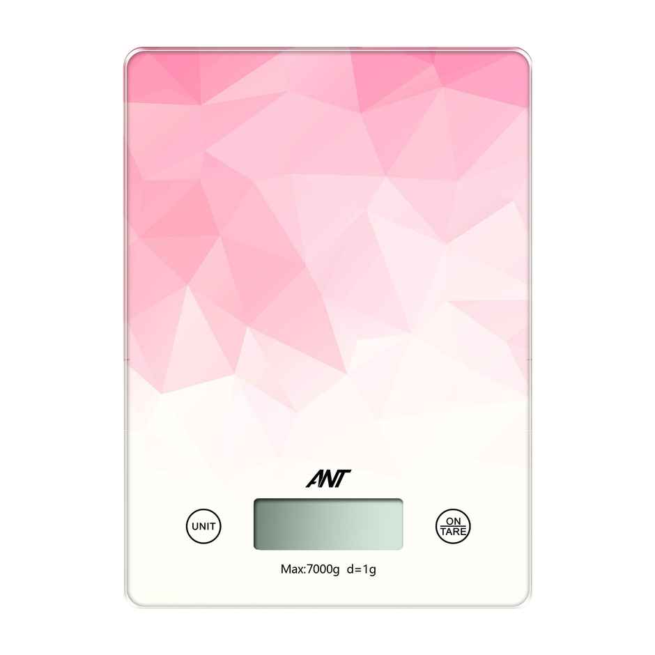 Ant AEKS300 Digital Food Kitchen Scale | Digital Grams | LCD Display | 7 Kg | White