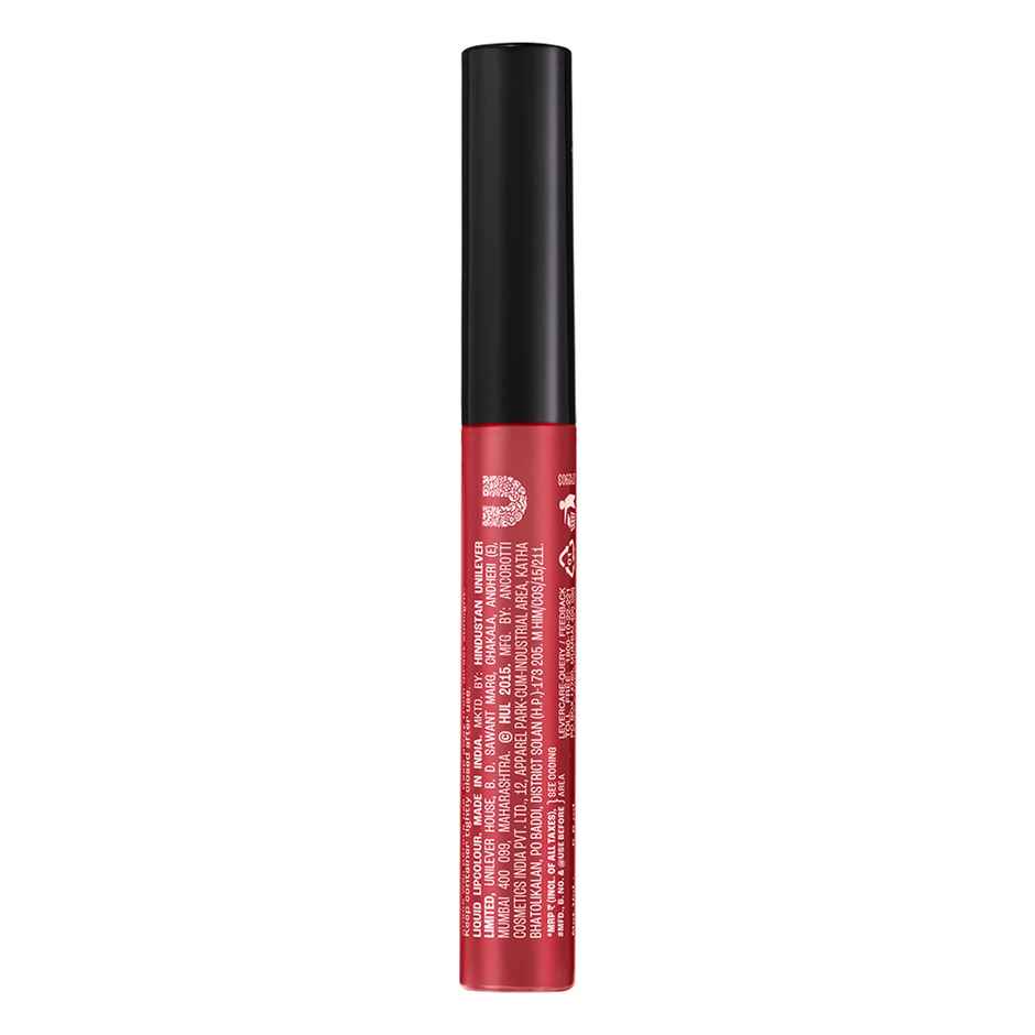 Lakme Forever Matte Liquid Lip, 16hr Lipstick, Lightweight & transferproof - Pink Peach