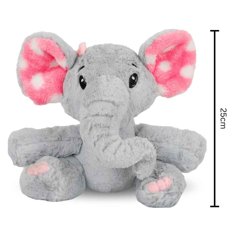 Mirada Elephant Plush Polka Dot - Grey 25 cm