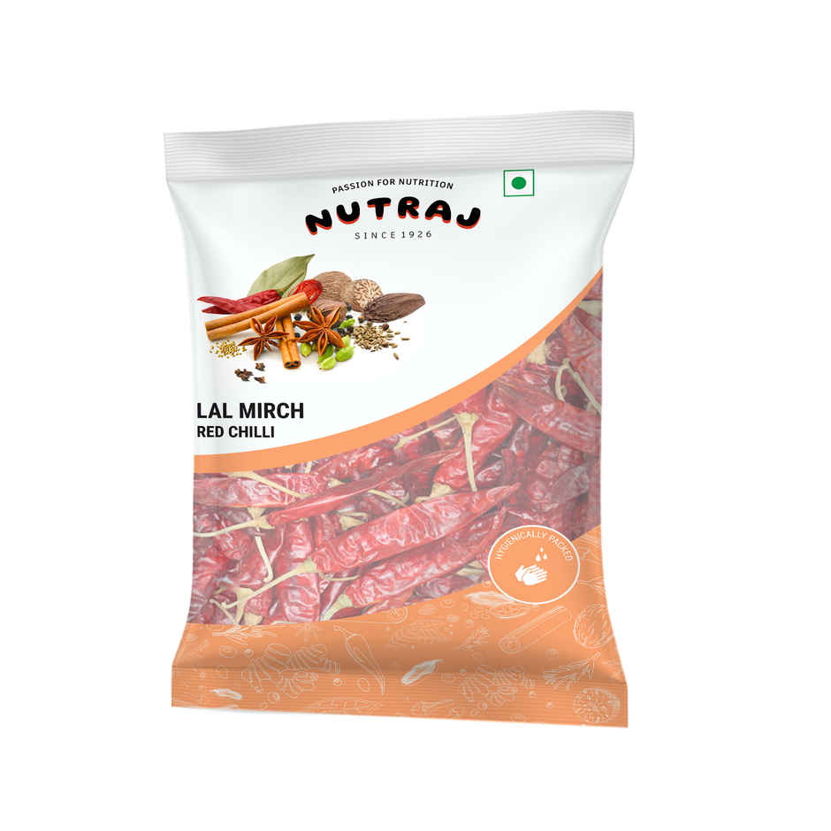 Nutraj Red Chili with Stem | Lal Mirch