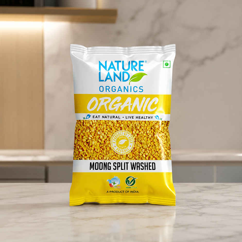 Natureland Organics Moong Split Washed