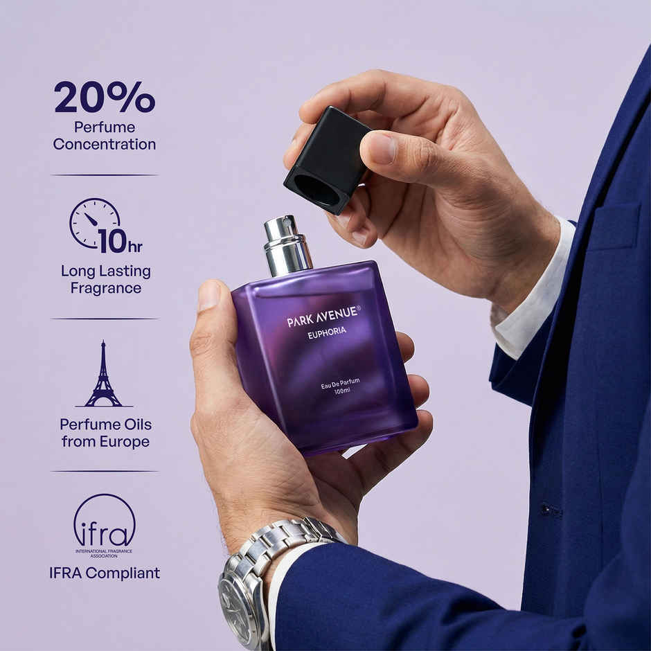 Park Avenue Euphoria Eau De Parfum for Men | Premium Perfume Fragrance
