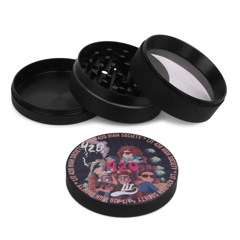LIT Metal Grinder 4 Part | Matte Finish Crusher