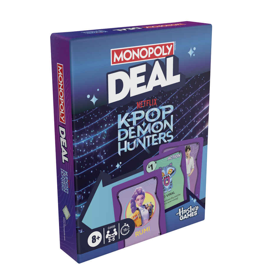 Hasbro Monopoly Deal KPop Demon Hunters Card Game