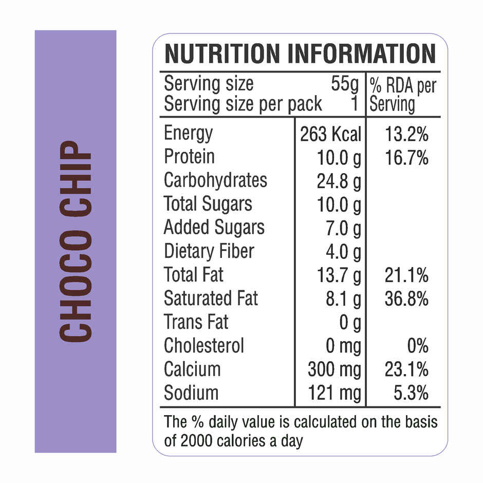 Ritebite Max Protein Cookie Choco Chips, No Maida Multigrain Premium Biscuit Cookies Cmbo