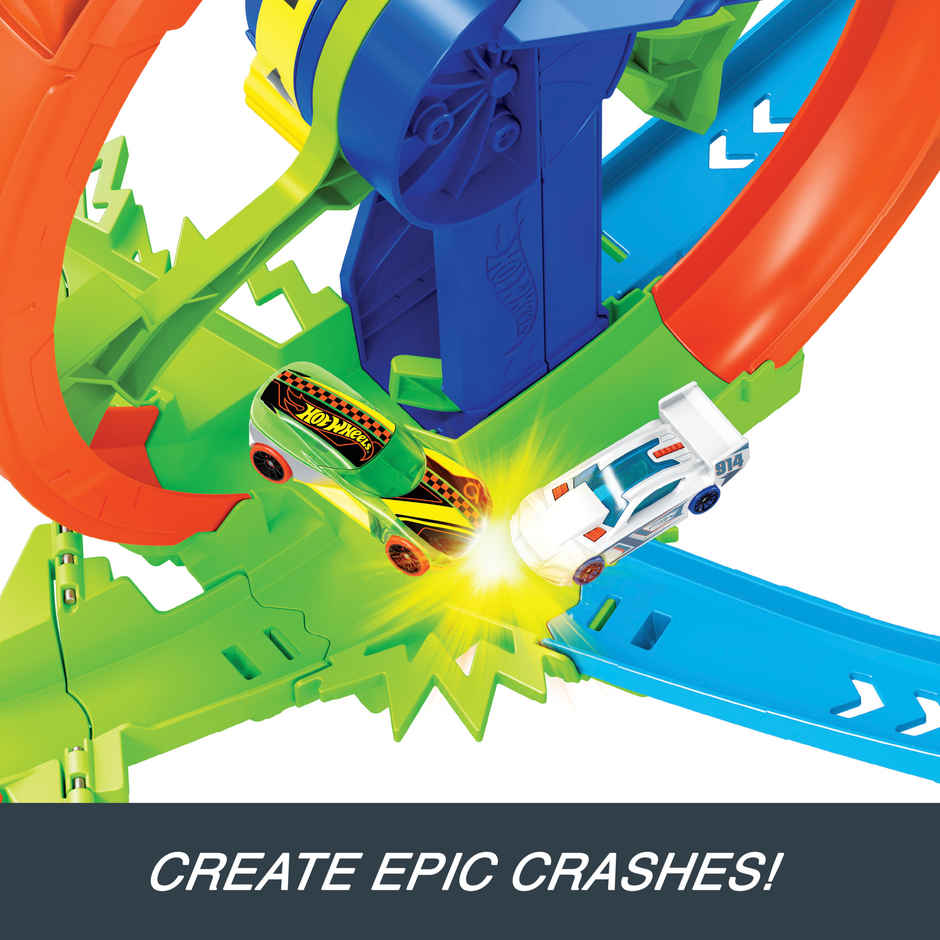 Hot Wheels Rapid Launch Loop Track Playset