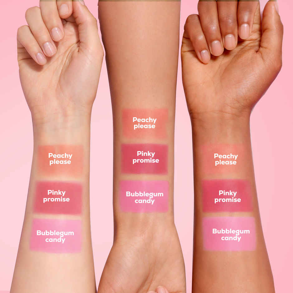 RENEE Blushie Blurring Blush Stick, Buildable Formula with Matte Finish | Peachy Please