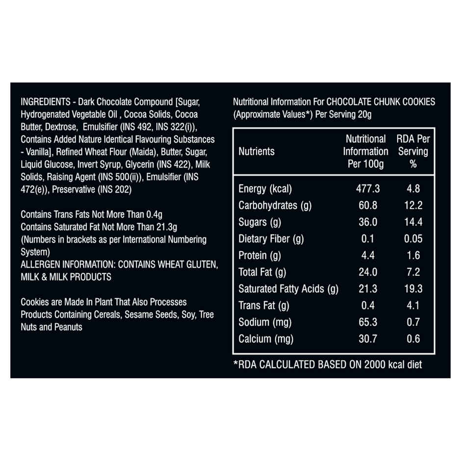 CookieMan Premium Choco Chunk Chocolate Cookies Biscuits