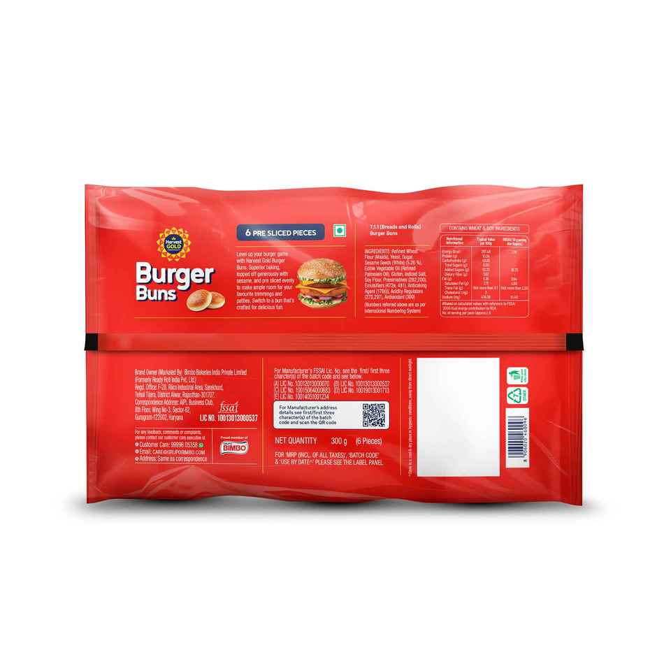 Harvest Gold Burger Buns Combo