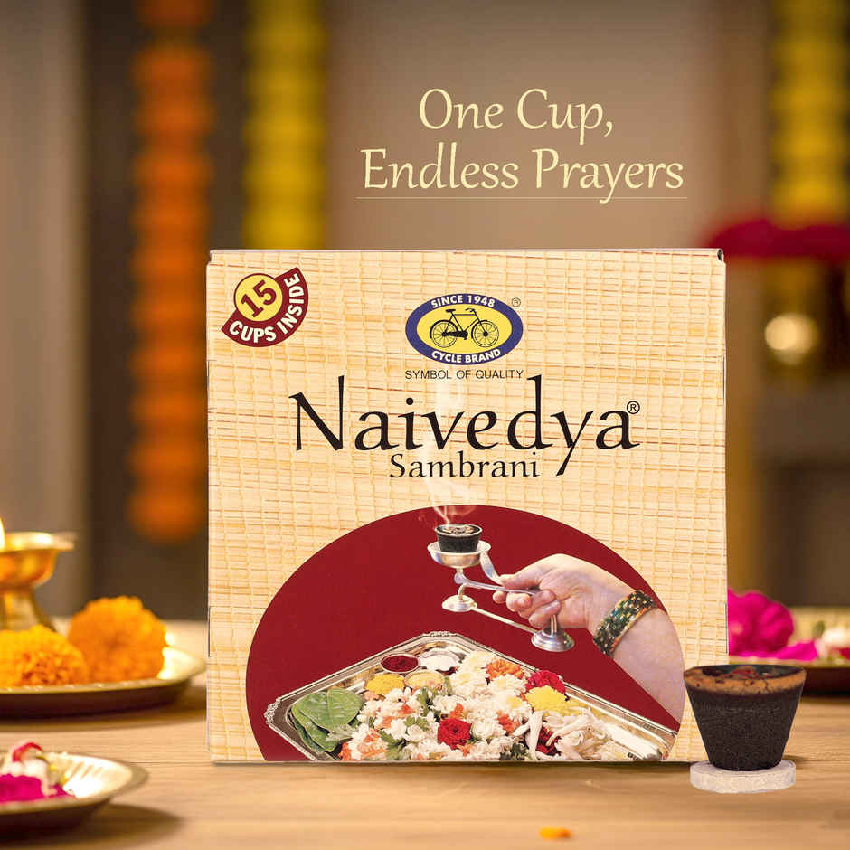 Naivedya Cup Sambrani | 15 Cups | Cycle