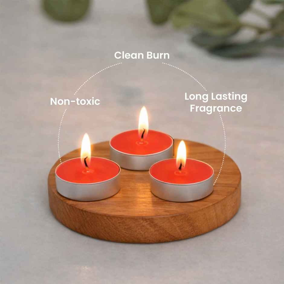 IRIS Rose Scented Tealight Candles