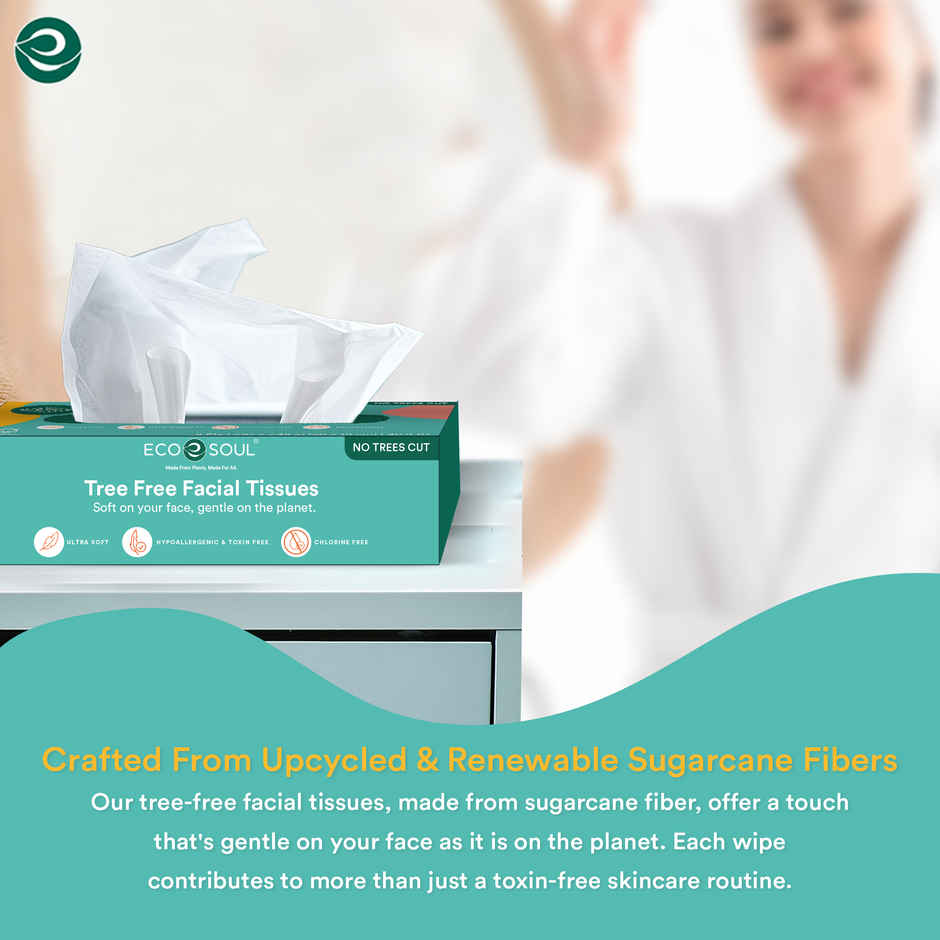 ECO SOUL 2Ply | 100 Count Facial Tissue Box
